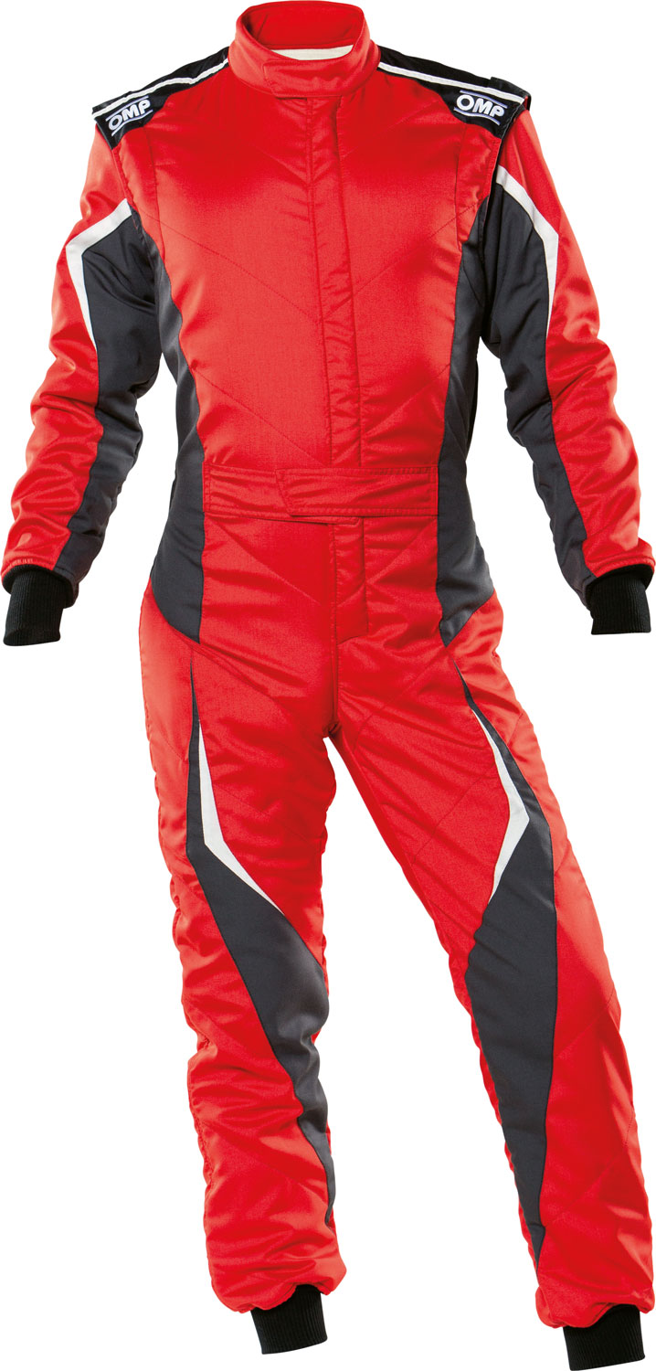 OMP Rennoverall Tecnica Evo, rot/schwarz
