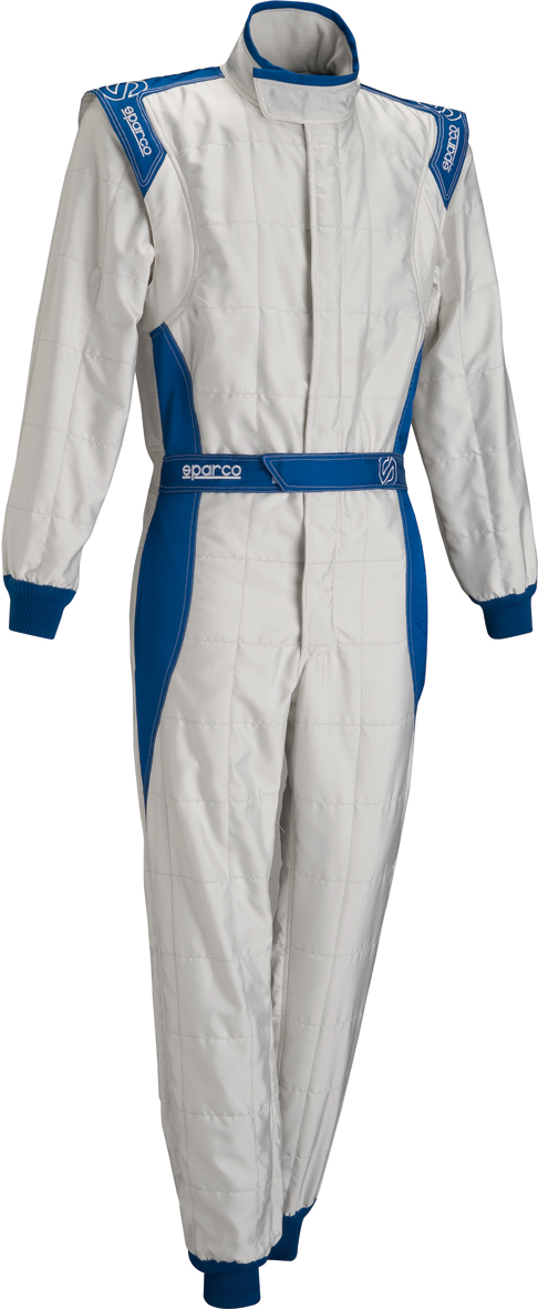 Sparco Rennoverall X-Light Evo4, weiß/blau