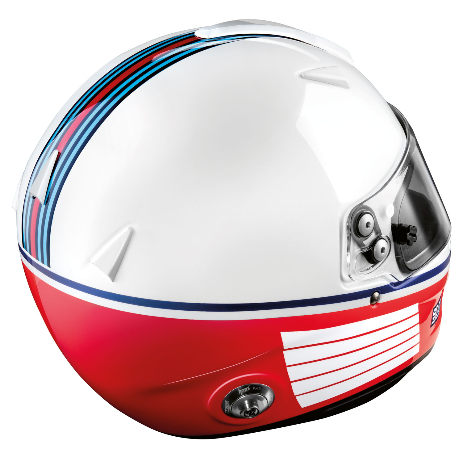 Sparco Helm | Martini Racing (Streifen-Design)