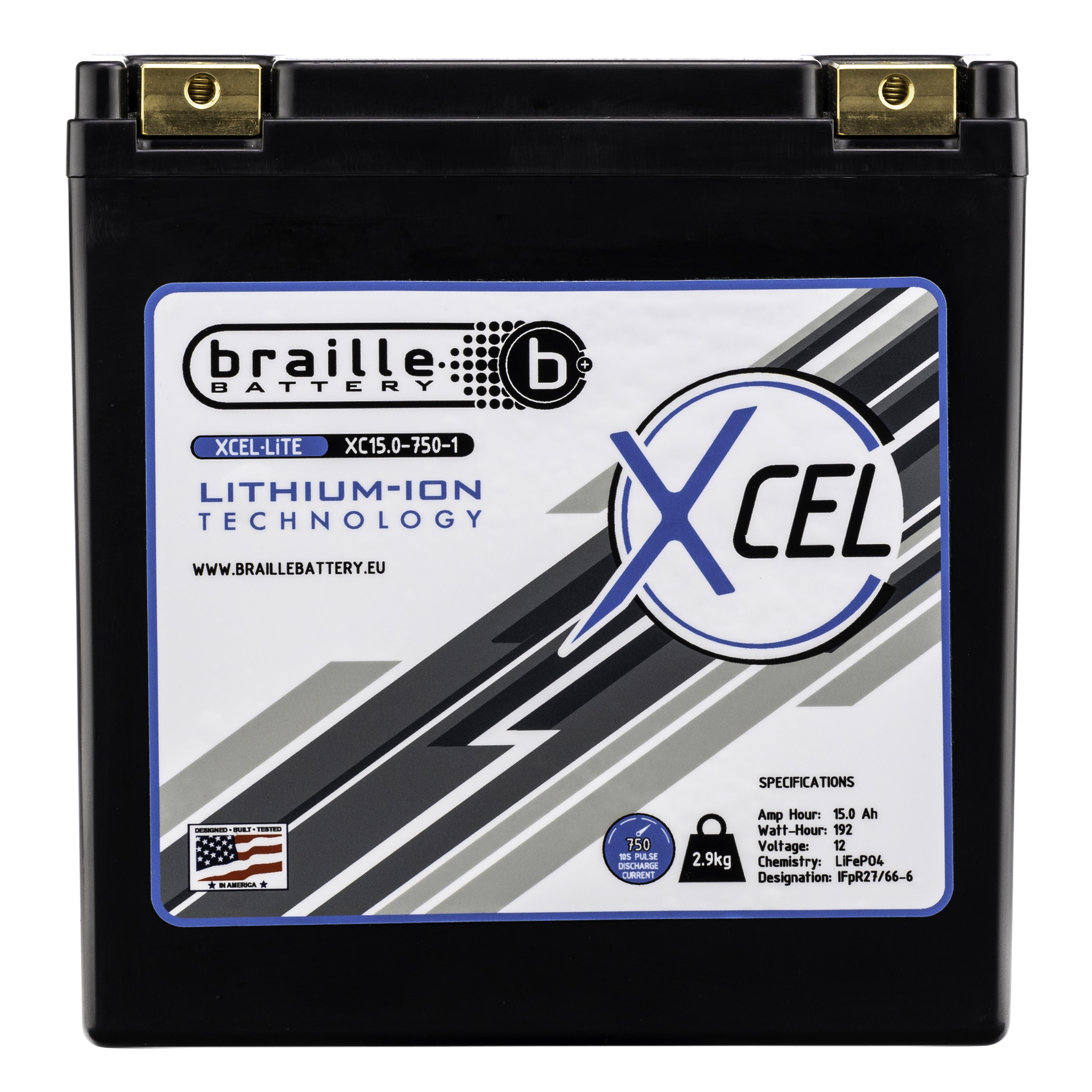 Braille Lithium-Batterie (Rechts +)