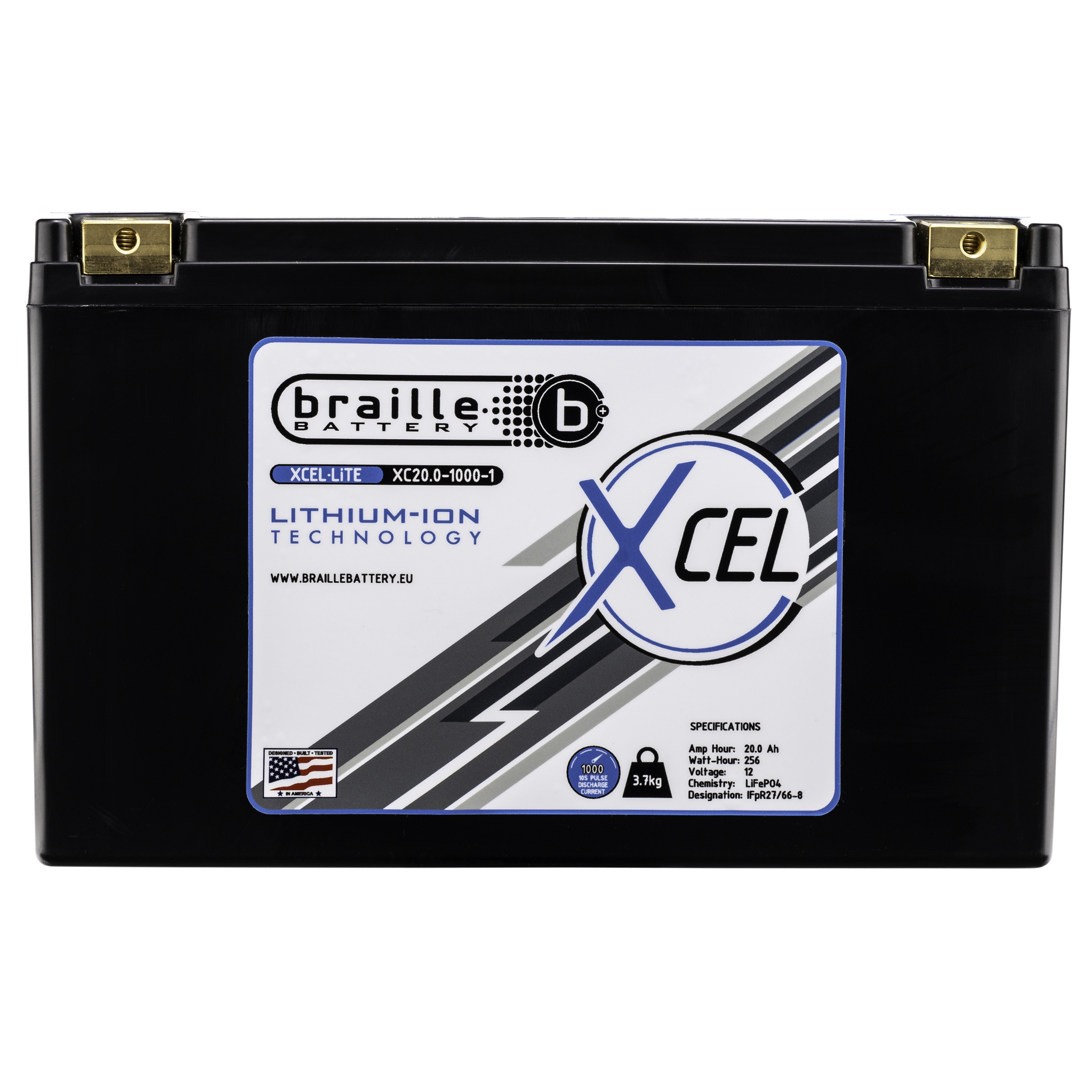 Braille Lithium-Batterie (Rechts +)