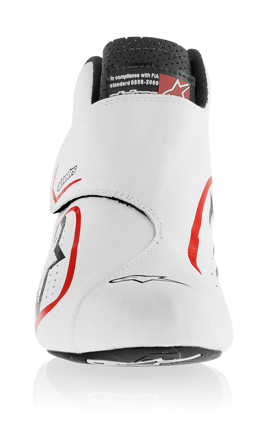 Alpinestars Fahrerschuh Supermono, weiß/rot