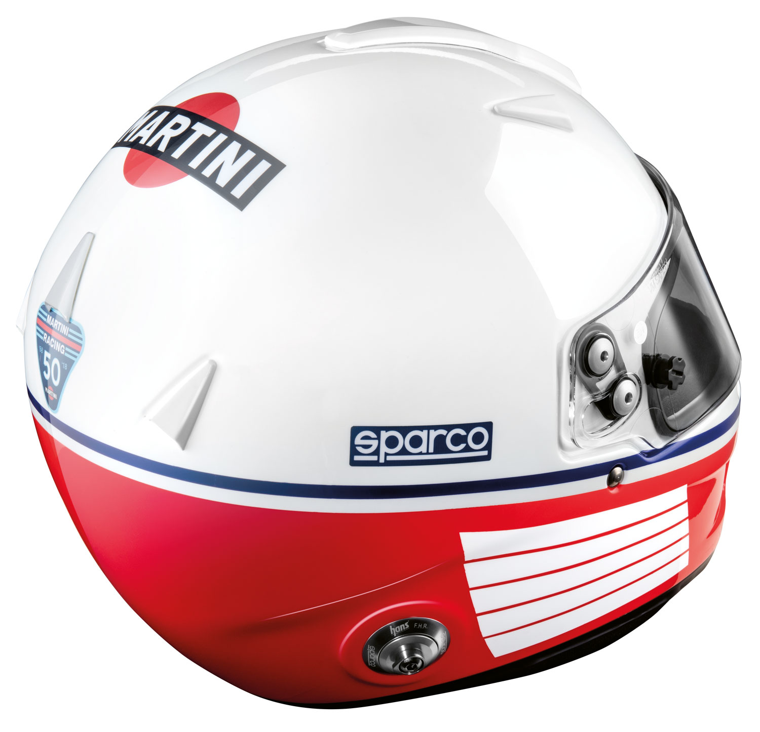 Sparco Helm Martini Racing (Logo-Design)