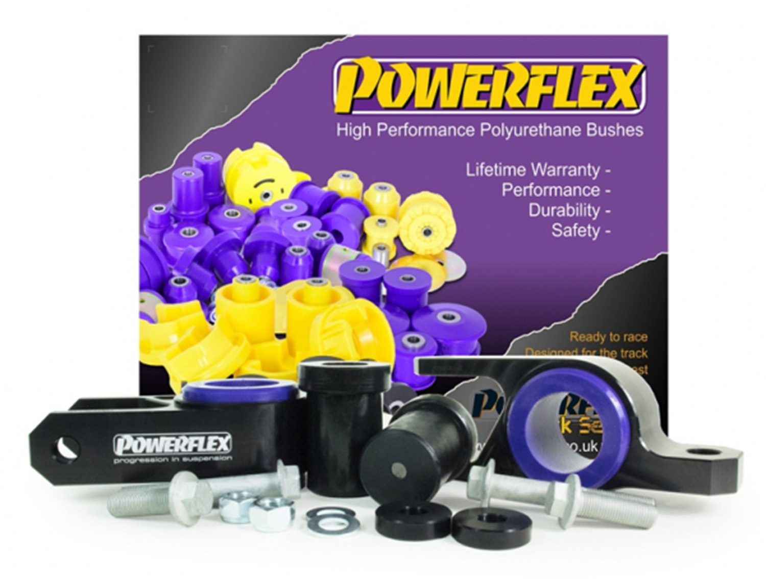 Powerflex (2) VA Querlenker, hinten, einstellbar