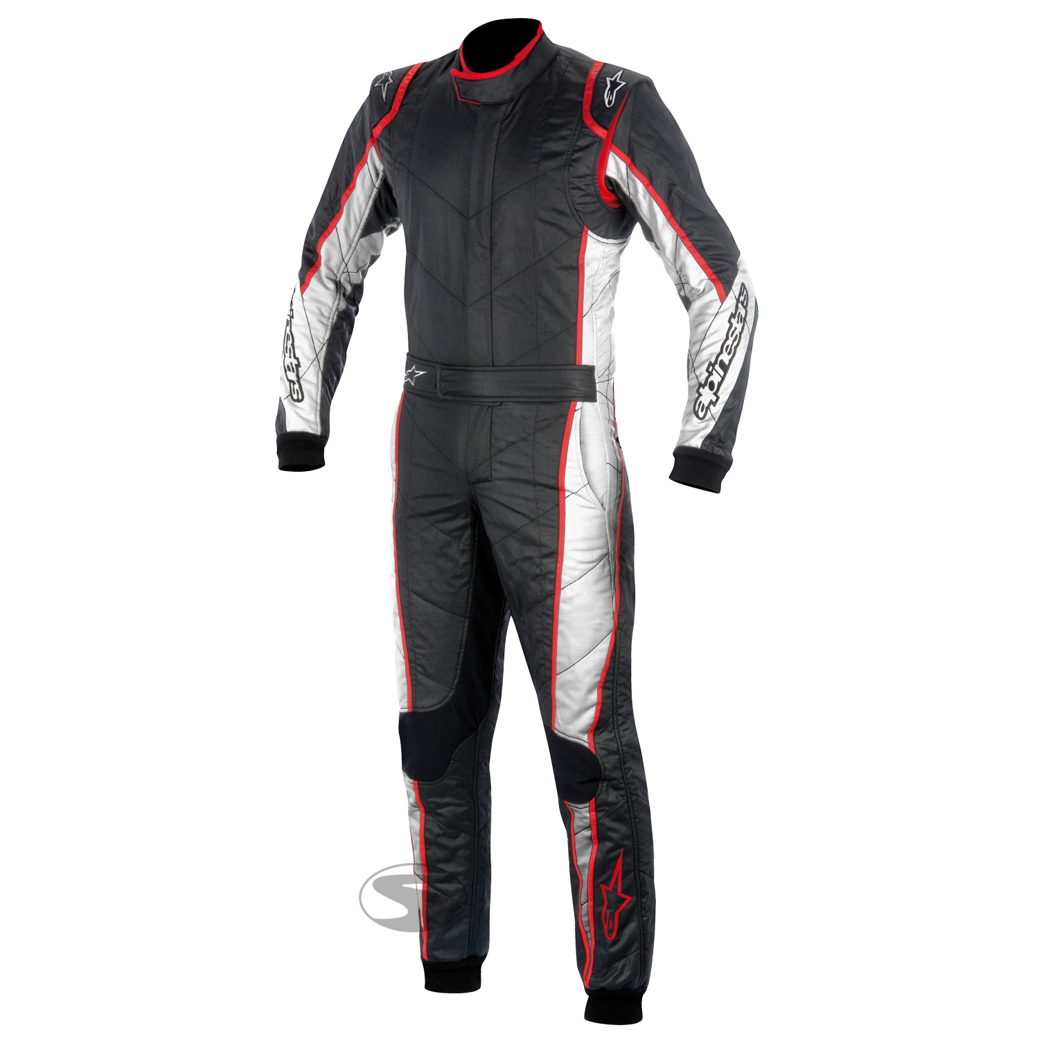 Alpinestars Rennoverall GP Tech, schwarz/silber