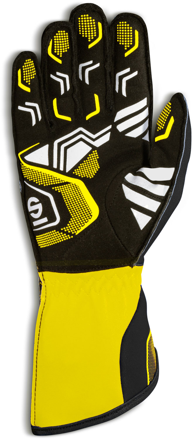 Sparco Karthandschuh Record, schwarz/gelb