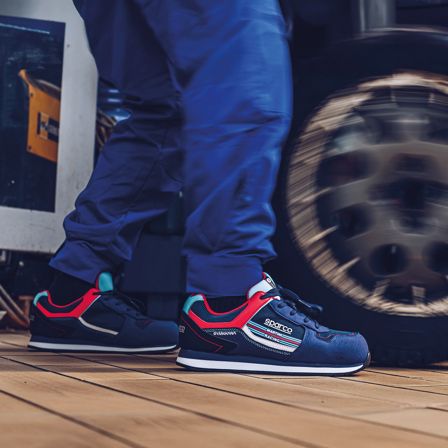 Sparco Mechanikerschuh Gymkhana | Martini Racing